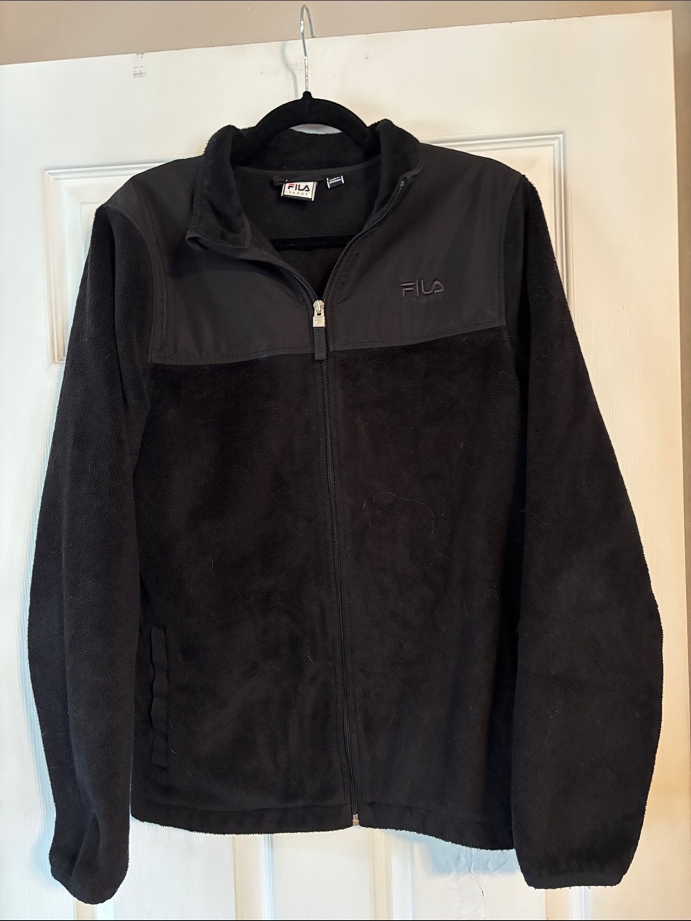 Fila Men's Black Lightweight Full-Zip Shirt Jacket - Picture 1 of 5